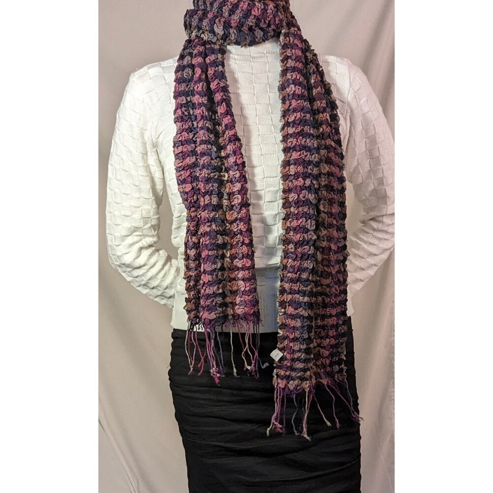 Puckered Beautiful Soft Scarf - Lightweight, soft, full-bodied!  Pretty!